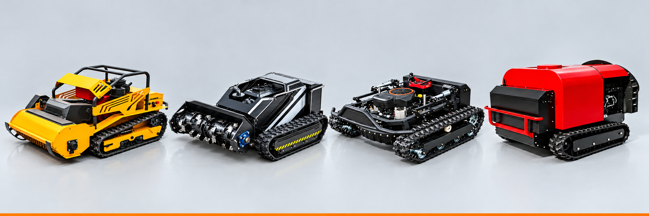 AC Machinery remote-controlled mowers and sprayer